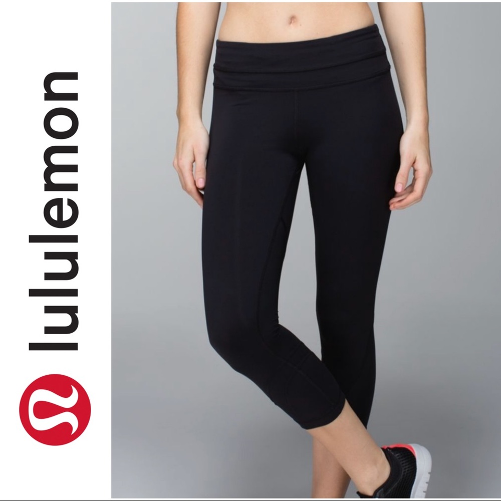 Lululemon Inspire Crop II black leggings